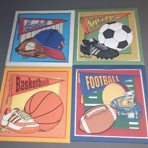 Kids room Sports artwork